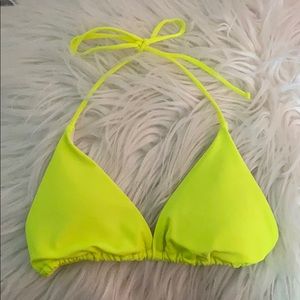 NEON TRIANGLE BIKINI TOP🎾